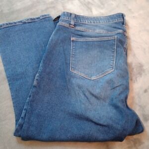 Lularoe Magic Waist Jeans Womens‎ Plus Sz 44 Dark Wash High Rise Stretch Comfort